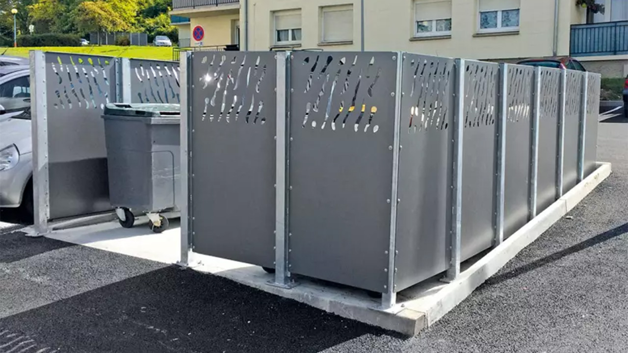 cache conteneurs professionnel